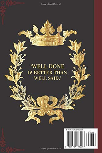 BEST NOOB: A BIG THANK YOU FOR THIS, NO WORDS TO EXPRESS THIS FEELING. WELL DONE IS BETTER THAN WELL SAID. Legendary Journal: Motivational- Calendar- ... Games- Own Table of Content and More...