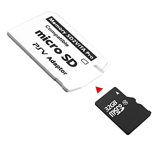 Bestlymood Versión 6.0 Sd2Vita para PS Vita Tarjeta De Memoria TF para Psvita Tarjeta De Juego PSV 1000/2000 Adaptador 3.65 Sistema Tarjeta Micro- R15