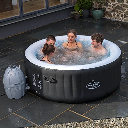 Bestway Lay- Z-Spa Miami 54123 - Spa Hinchable para 2-4 Personas