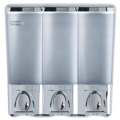 Better Living Products Clear Choice Dispensador de Ducha, Cromado, Three Chamber