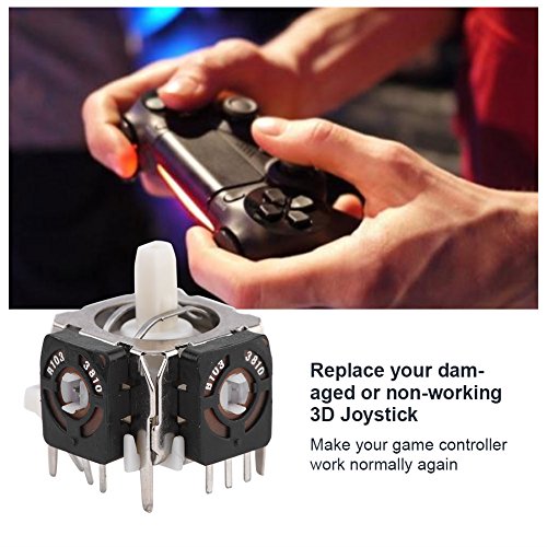 Bewinner 5 Piezas 3D Joystick para Xbox 360 Controlador inalámbrico Analógico Stick Thumbstick Sensor Rocker 3D Joystick Pieza de Repuesto para Controlador Xbox 360
