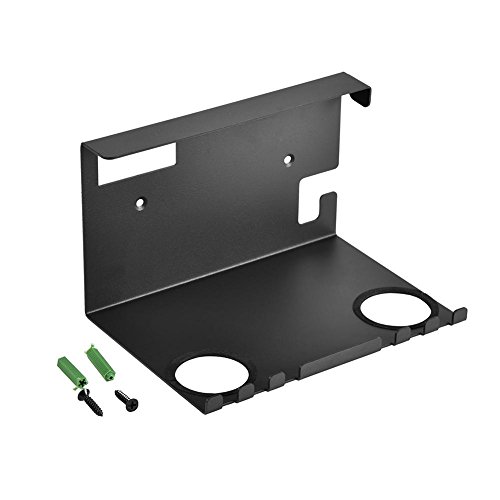 Bewinner Soporte de Pared para Consola Nintendo Switch y Controlador Joy-con, Soporte de Pared con Ranuras Abiertas y Paquete de Tornillos,Montaje de Pared de Cable Vertical Fácil de Instalar