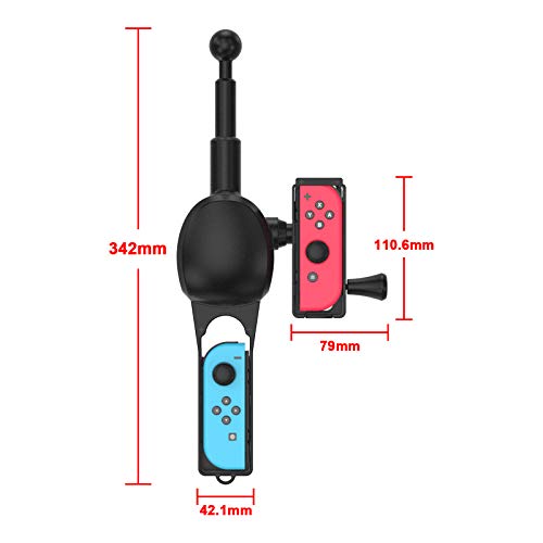 Bigaint caña de pescar Eletronic para Nintendo Switch, regalos Eletronic para toda la familia - mejor de regalos de graduación para los hombres que tiene todo para Nintendo Switch juegos de pesca