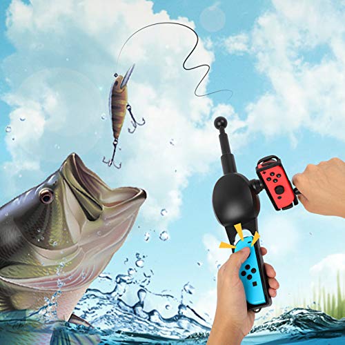 Bigaint caña de pescar Eletronic para Nintendo Switch, regalos Eletronic para toda la familia - mejor de regalos de graduación para los hombres que tiene todo para Nintendo Switch juegos de pesca