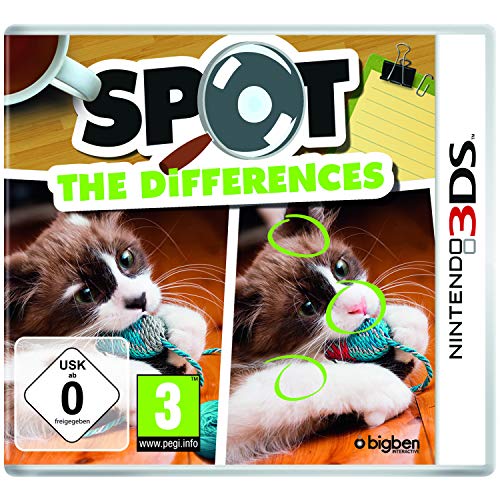 Bigben Interactive Spot the Differences vídeo - Juego (Nintendo 3DS, Acción, E (para todos), Descarga)