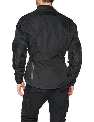 Bikers Gear Australia Infinity - Chaqueta de moto, Negro, XL (52 EU)