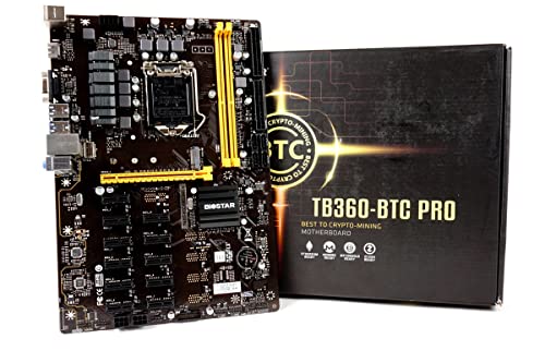 Biostar TB360-BTC PRO Core i7/i5/i3 (Intel 8.ª y 9.ª generación) LGA1151 Intel B360 DDR4 12 GPU - Placa base para minado