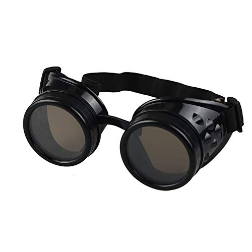 Bireegoo 1 unids Heavy Metal Retro Vintage Steampunk Gafas Soldadura Ciber Punk Gótico Cosplay Punk Gafas Punk Gafas