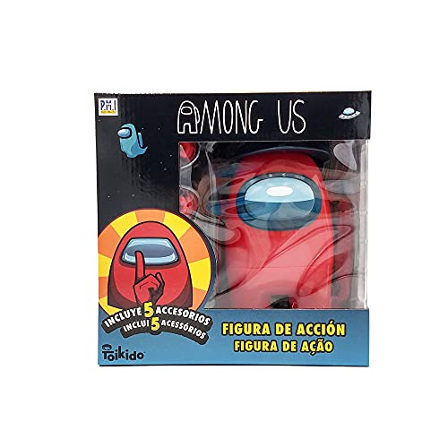 Bizak Among Us - Mega Figura Pack 1 en Caja Rojo (64116500)