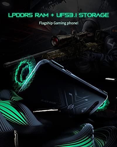 Black Shark 4 [5G] - Smartphone 8+128GB, Pantalla 144Hz 6,67”, Snapdragon 870