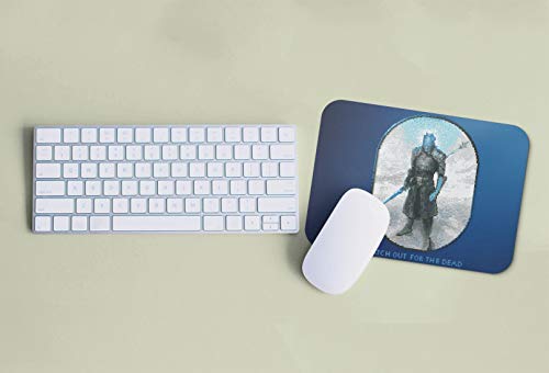 BLAK TEE Watch Out For The Dead Mouse Pad 18 x 22 cm in 3 Colours Blue