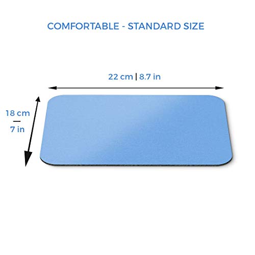 BLAK TEE Watch Out For The Dead Mouse Pad 18 x 22 cm in 3 Colours Blue