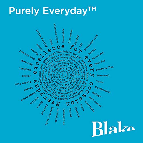 Blake 13882/50 PR Purely Everyday DL 110 x 220 mm, 90 g/m², autoadhesivos sobre – blanco (paquete de 50)