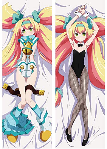 BLAZBLUE Animado Almohada Cubierta del Cuerpo de la Funda de Almohada Soft Lindas Fundas De ColchóN Cover De Sofa CojíN Dibujos Animados o Juegos Regalos para Anime Fans