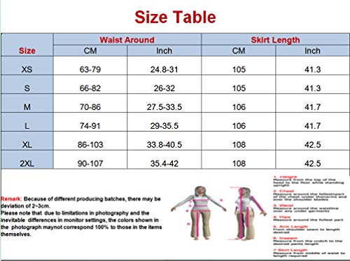 BLESSUME - Falda estilo steampunk de cintura alta, gótica, Lolita