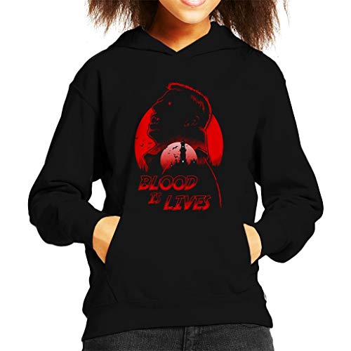 Blood Is Lives Dracula Kid's Hooded Sweatshirt