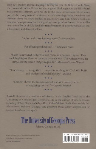 Blue-Eyed Child of Fortune: The Civil War Letters of Colonel Robert Gould Shaw