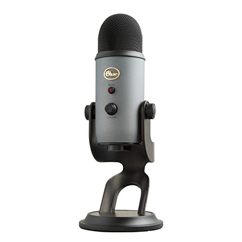 Blue Microphones Yeti Micrófono USB para grabación y transmisión en PC y Mac, transmisión de juegos