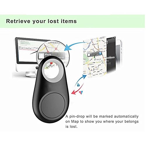 Bluetooth anti – Lost Tracker, llave Finder Tracer GPS Locator para cartera, Auto, niño, mascotas, bolsillos o Suitcase (Color aleatorio)