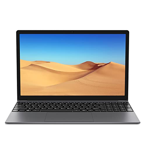 BMAX X15 Ordenador portátil 15.6 Pulgadas, Windows 10, 2.6GHz Quad Core N4120 (4 Cores/4 Threads), 8GB LPDDR4 RAM, 256GB M.2 SATA SSD, 1920*1080p,2.4GHz/5GHz WiFi, Bluetooth 4.2