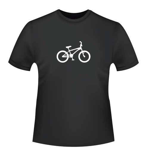BMX - bicicleta, los hombres T-Shirt - Comercio justo Negro negro Talla:xxx-large
