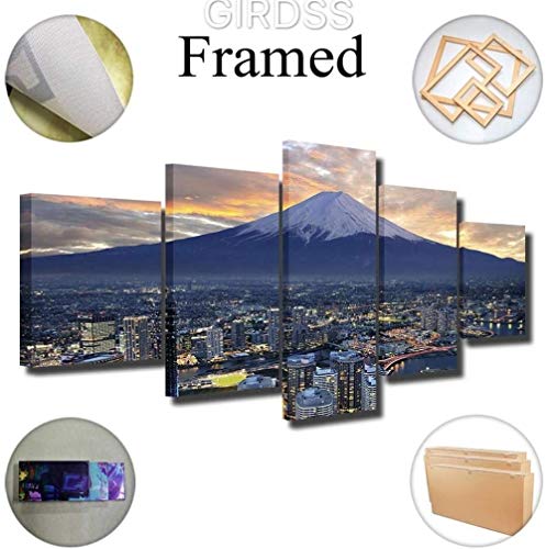 bnkrtopsu 5 Cuadro en Lienzo 5 Fotos Juntas en una Sala de Estar Dormitorio Creativo murales Decorativos y Carteles((Cuadro/100x55cm) Videojuego Metal Wolf Chaos XD