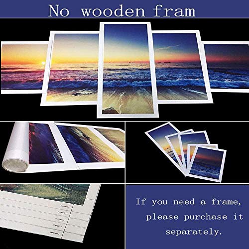 bnkrtopsu 5 Cuadro en Lienzo 5 Fotos Juntas en una Sala de Estar Dormitorio Creativo murales Decorativos y Carteles(Sin Marco) Videojuego Underworld Ascendant