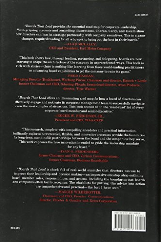 Boards That Lead: When to Take Charge, When to Partner, and When to Stay Out of the Way