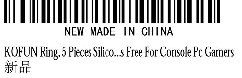 BOBEINI Anillo de Silicona Fumador, Manos Libres para Consola, Jugadores de PC, 5 uds.