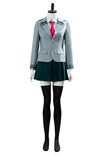 Boku no Hero Academia My Hero Academia Tsuyu - Uniforme escolar para cosplay, talla XXXL