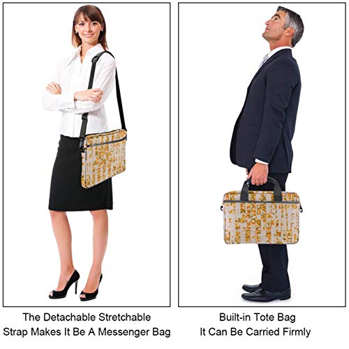 Bolsa de ordenador portátil Scenic Boating on The Lake Notebook Sleeve con asa 13.5-14.5 pulgadas que lleva el bolso del hombro maletín