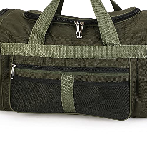 Bolsa de Viaje de Gran Capacidad, Bolsa de Equipaje de Mano, Bolsa de mudanza de Larga Distancia, Paquete de envío de Lona para Hombres, Bolsa de Ropa,Negro