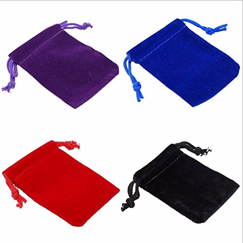 Bolso de la joyería del Haz de Gama Alta de 50 Piezas Bolso de la Boda Almacenamiento del Lazo del cordón - 5 * 7Cm