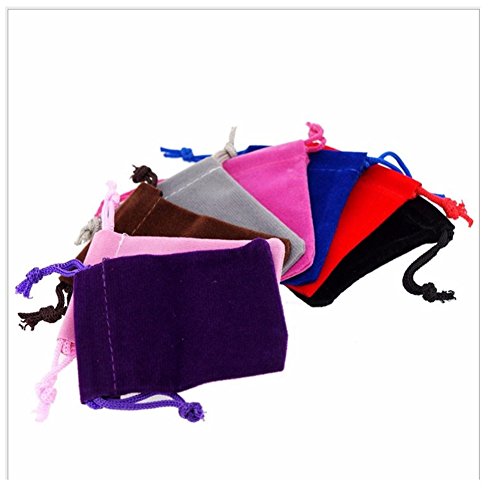 Bolso de la joyería del Haz de Gama Alta de 50 Piezas Bolso de la Boda Almacenamiento del Lazo del cordón - 5 * 7Cm