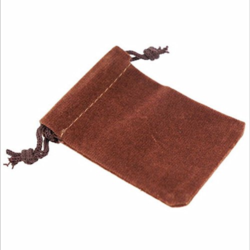 Bolso de la joyería del Haz de Gama Alta de 50 Piezas Bolso de la Boda Almacenamiento del Lazo del cordón - 5 * 7Cm