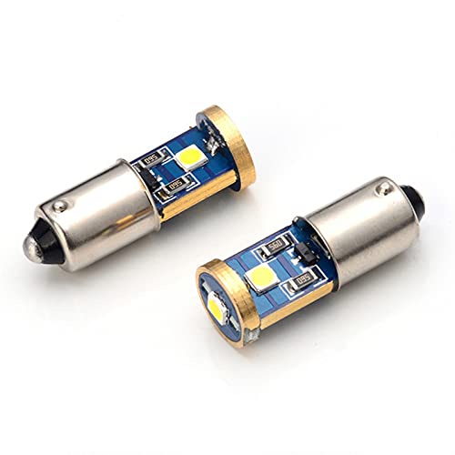 Bombillas automotrices 2 unids Newest LED BA9S 3 SMD 3030 Coche Light T4W Automóviles Marcador Lámpara Lámpara LED Licatrícula Lectura Doom Bulb DIRIGIÓ Enciende las luces de la señal de la señal