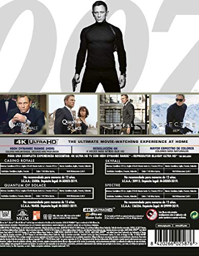 Bond: Colección Daniel Craig 4K UHD [Blu-ray]