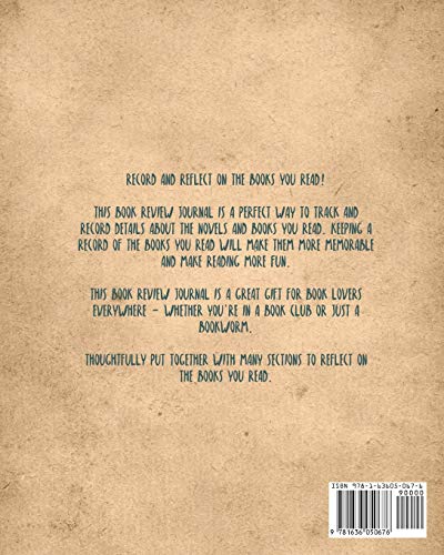 Book Lover's Notebook: Reading Log | Gifts for Book Lovers | Bookworm