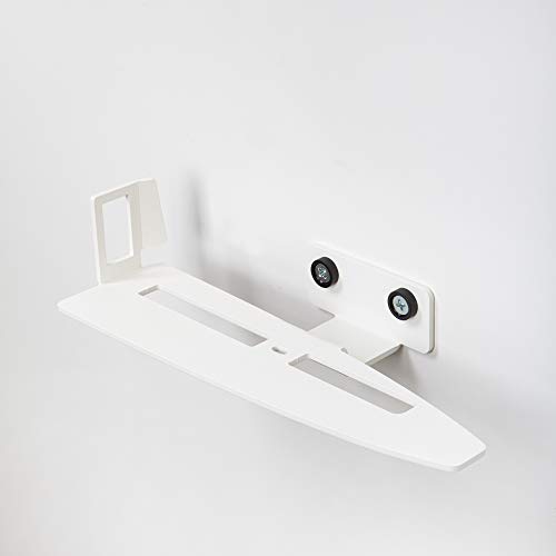 Borangame, Soporte de Pared PlayStation 5 Disk e Digital Edition, Base Vertical para PS5, Soporte Vertical para console Play 5, en Hierro con Recubrimiento de Polvo, Blanco