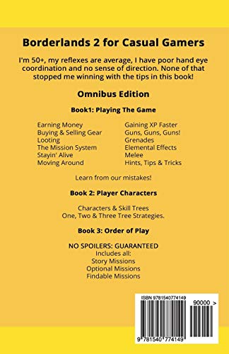 Borderlands 2 for Casual Gamers: Omnibus Edition: Playing the Game, Player Characters, Order of Play