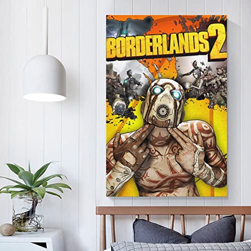 Borderlands - Póster de 2 juegos para decoración de dormitorio familiar moderna para familiares y amigos, 50 x 75 cm