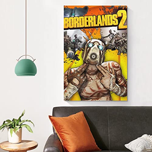 Borderlands - Póster de 2 juegos para decoración de dormitorio familiar moderna para familiares y amigos, 50 x 75 cm