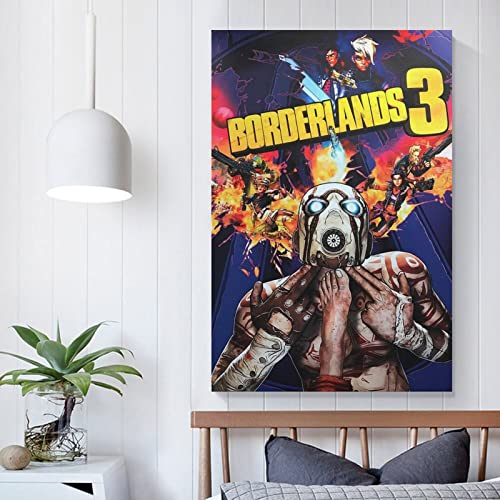 Borderlands - Póster de 3 juegos para decoración de dormitorio familiar (50 x 75 cm)