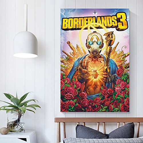 Borderlands - Póster de 3 juegos para decoración de la pared, para dormitorio, decoración de pared, regalos de decoración para hombres y mujeres, póster e impresiones de 24 x 36 pulgadas (60 x 90 cm)
