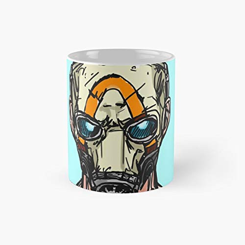 Borderlands - Taza clásica con 3 máscaras psicosas, el mejor regalo, tazas de café divertidas, 11 oz