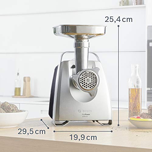 Bosch Hogar MFW68660 1, 2200 W, 4.3 litros, 50 Decibelios, Edelstahl, negro [Exclusiva Amazon]