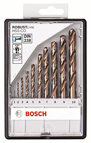 Bosch - Juego de brocas para metal Robust Line HSS-Co