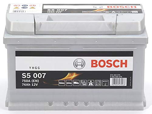 Bosch S5007 Batería de Automóvil, 12V, 74A/h-750A