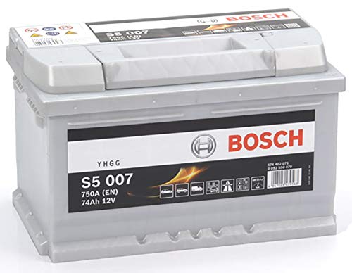 Bosch S5007 Batería de Automóvil, 12V, 74A/h-750A