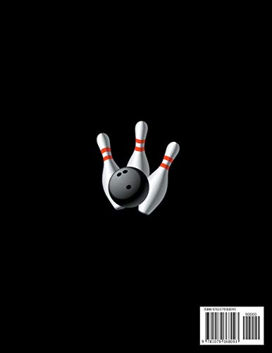 Bowling Score Records: An 8.5" x 11" Score Book With 97 Sheets of Game Record Keeping Strikes, Spares and Frames for Coaches, Bowling Leagues or Professional Bowlers